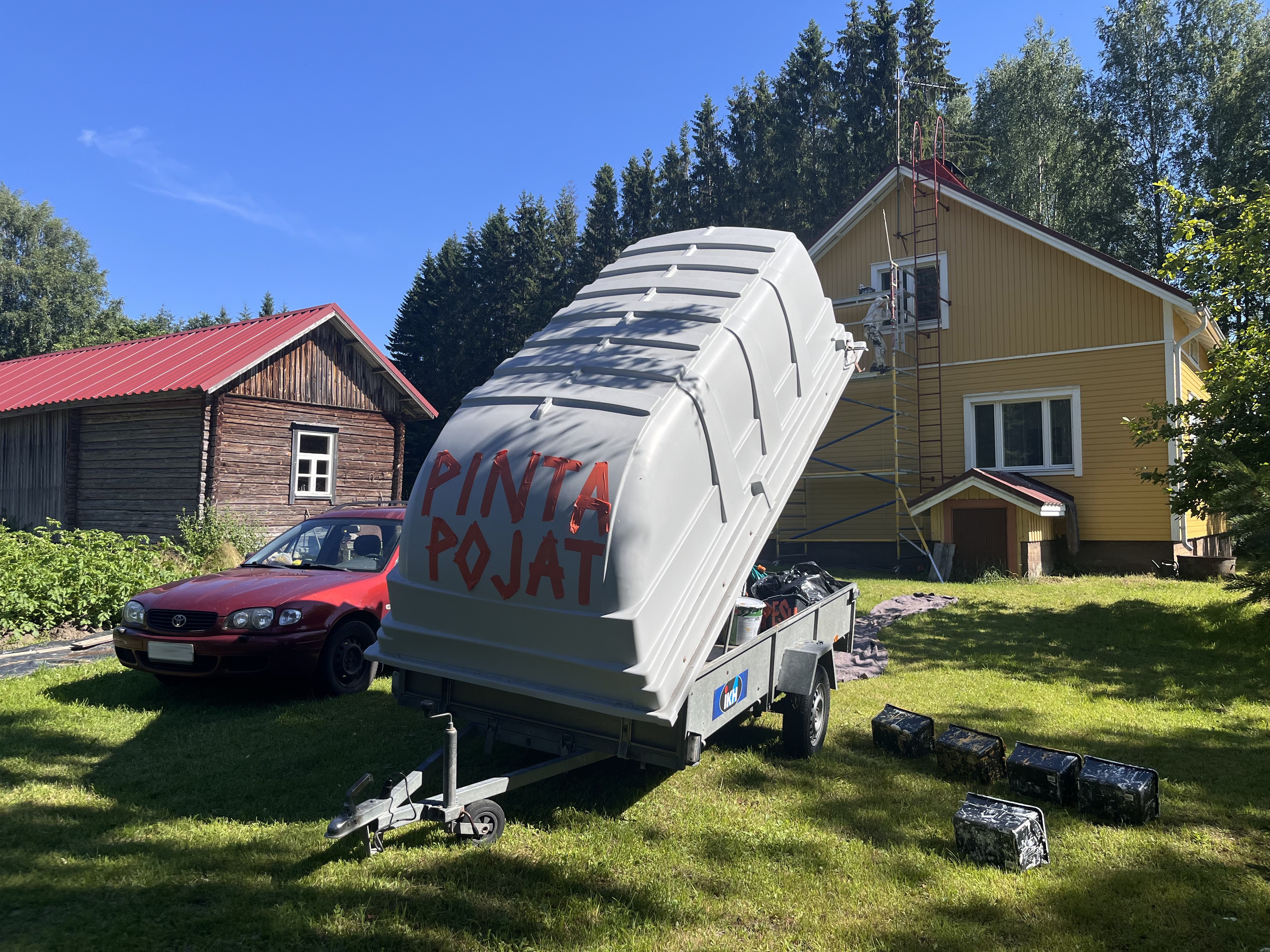 PintaPoikien maalaama kohde
